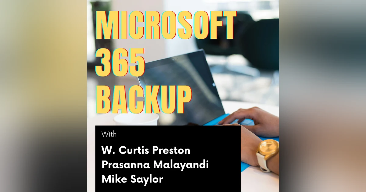 Microsoft 365 backup is NOT an option - It's mandatory