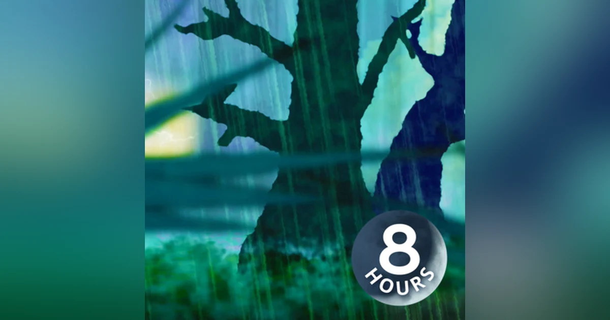 Forest Thunder & Rain 8 Hours | Sleep, Study or Meditate with Rainstorm White Noise