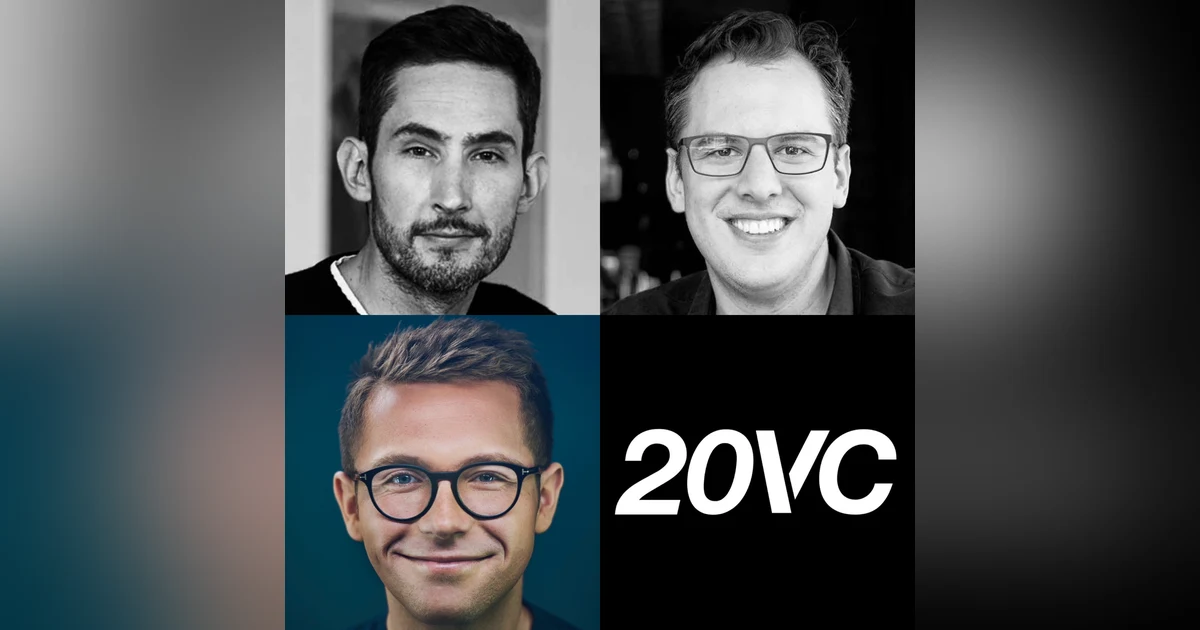 20VC: Instagram Founders Kevin Systrom and Mike Krieger on Why Social Networks Should Be Less Social & The Next Wave of Social | Why San Francisco Will Return with a Vengeance and The Future For Remote Work | Let's Get Personal: Relationshi