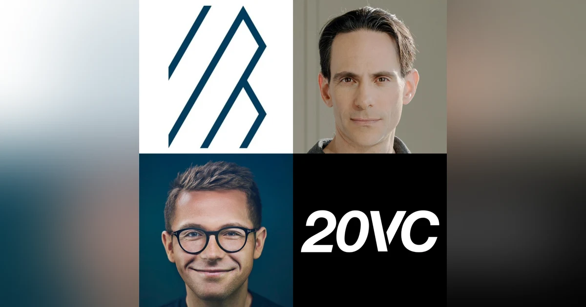 20VC: Why Small Markets are Better Than Big Markets, The Biggest Delusion of Early Stage VC, Why AI Investing is like a Horserace and Why The Most Ambitious Companies Growing the Fastest are not the Best Investments with Adam Fisher, Partne