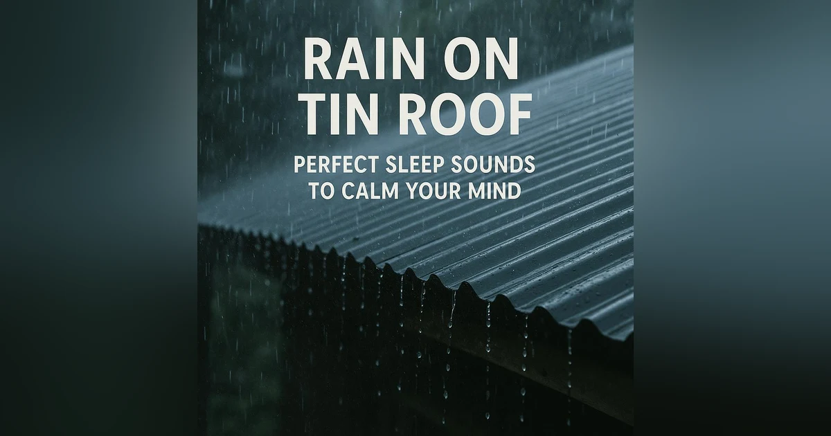 Rain on Tin Roof | Perfect Sleep Sounds to Calm Your Mind