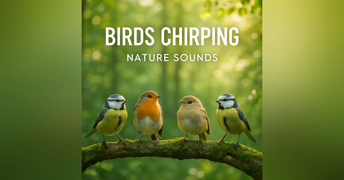 Birds Chirping Nature Sounds | Soothing Bird Sounds for Relaxation & Babies