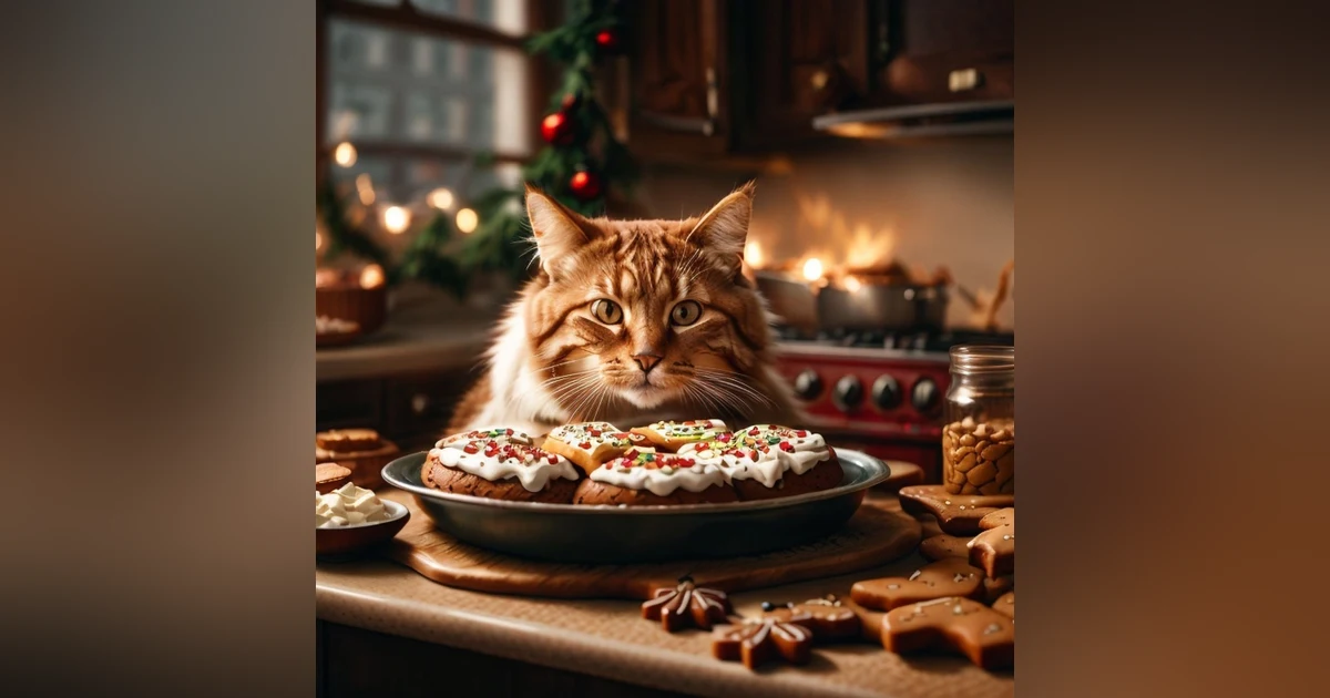 The Culinary Cat Caper: An Unplanned Feast