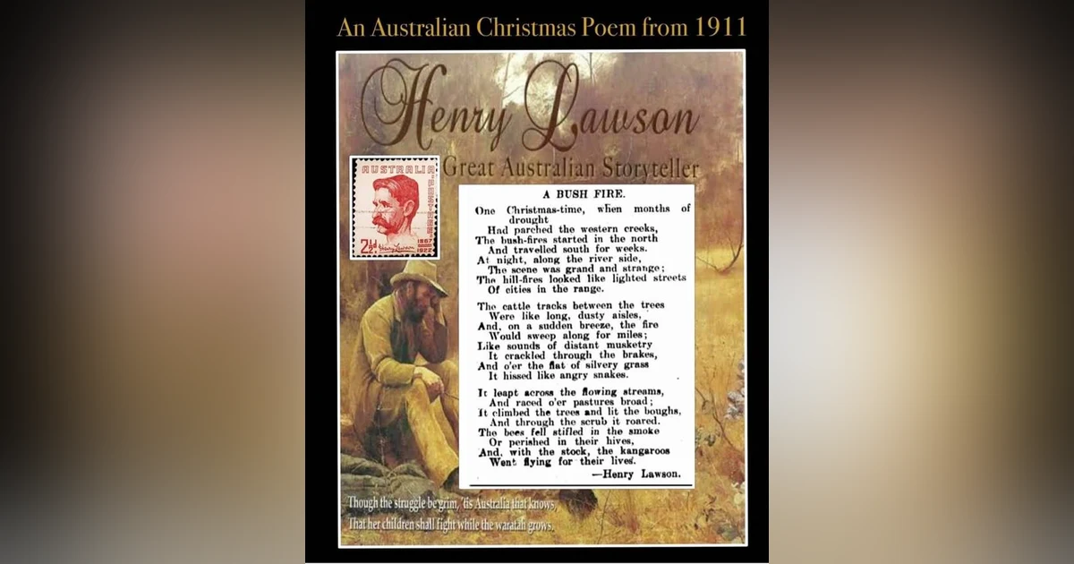 THE BUSH FIRE  by HENRY LAWSON  (A.K.A.THE FIRE AT ROSS'S FARM)
