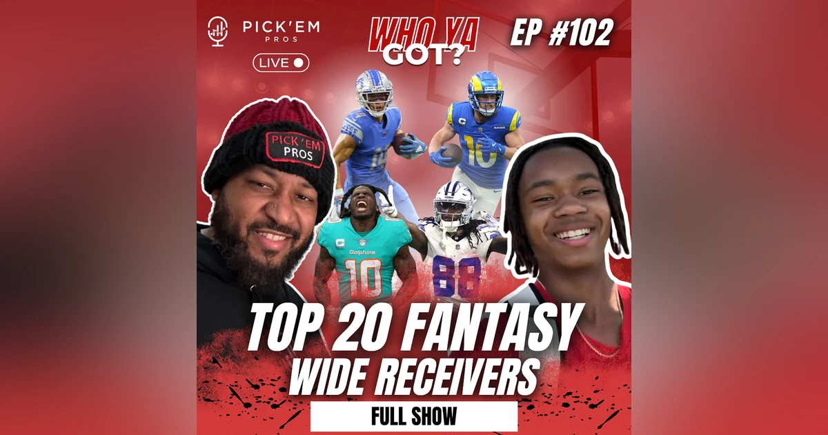 Ultimate Fantasy Football WR Draft Strategies & Top 20 Picks Breakdown | Pick'em Pros 🏈🔥
