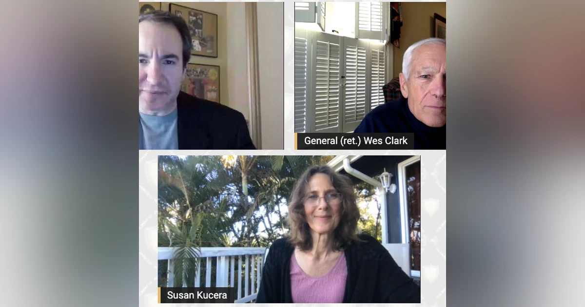 General Wesley Clark and Susan Kucera, retired five star US Army General and former Presidential Candidate; and Film Director, Producer and