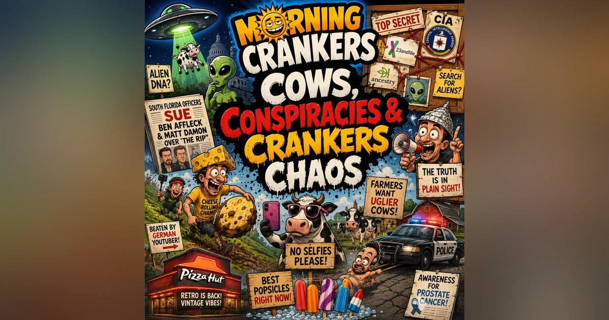 179: Cows, Conspiracies & Crankers Chaos