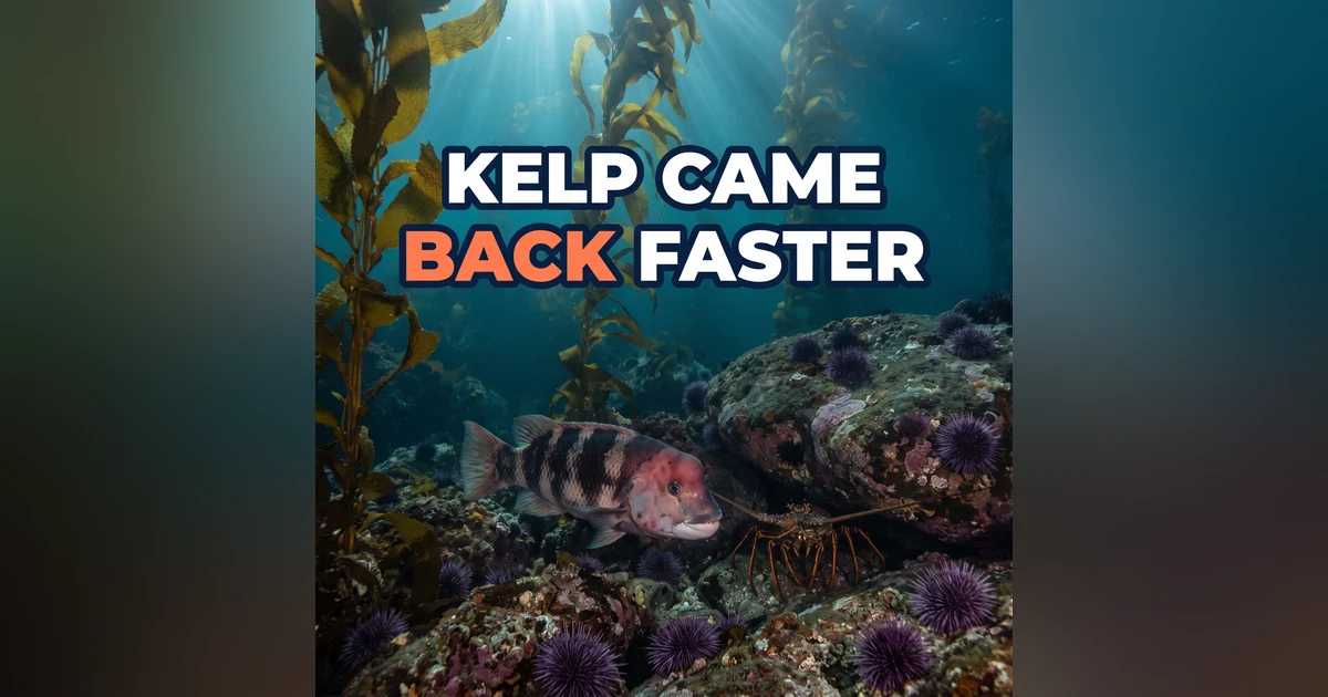 The Blob Hit California's Kelp. Protected Kelp Came Back Faster.