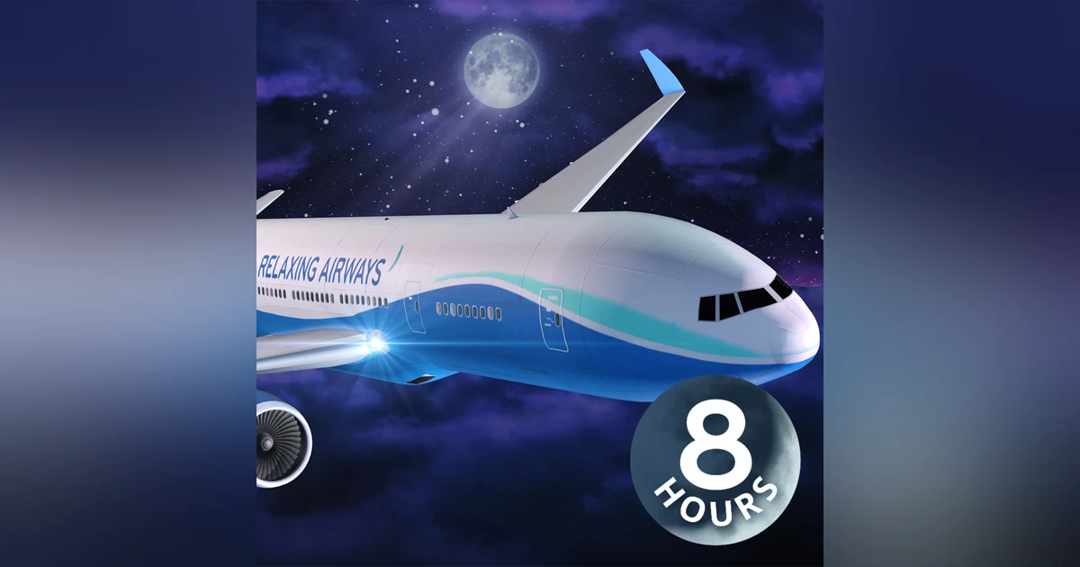 Fall Asleep with Airplane White Noise 8 Hours