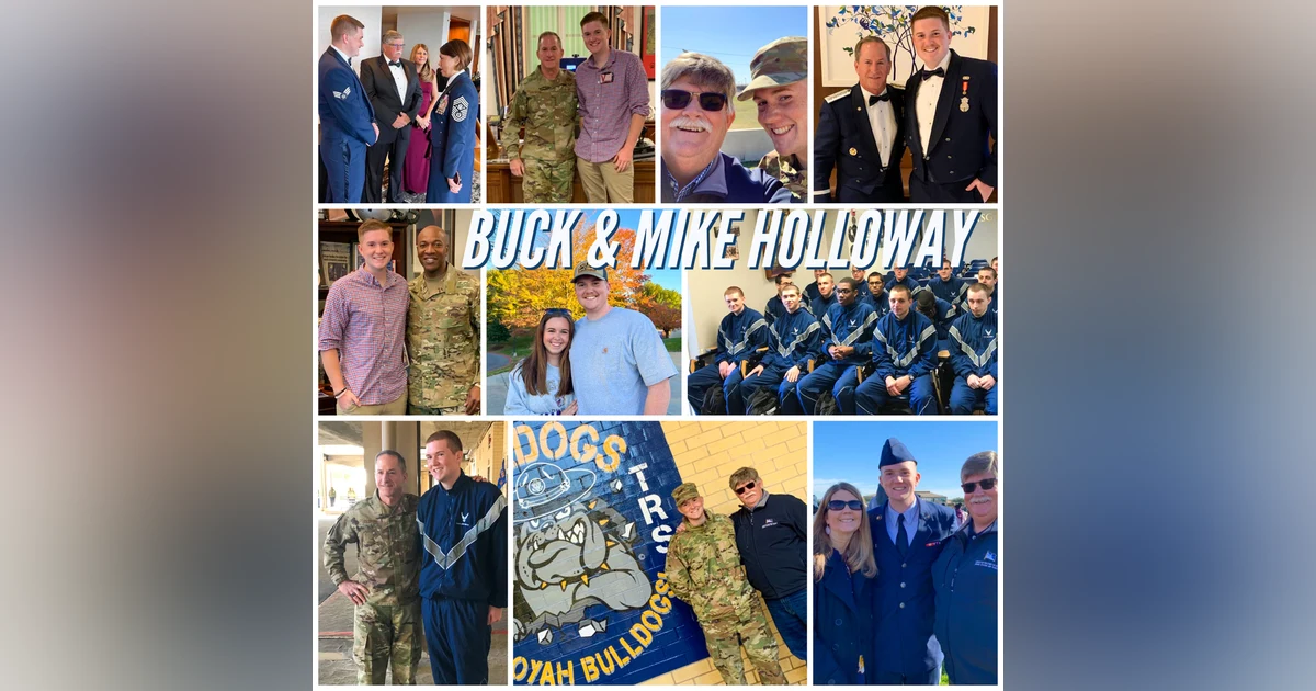 From Father to Son: A Retired Airman Watches His Legacy Continue in the USAF w/Buck & Mike Holloway