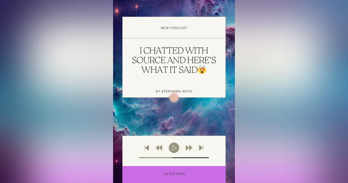 I CHATTED WITH SOURCE AND HERE'S WHAT IT SAID... CHANNELING SOURCE WITH DAVID STRICKEL "THE STREAM OF DAVID"