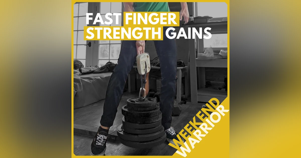Weekend Warrior: A Protocol that Added More than 40lbs of Strength PER HAND in About a Year