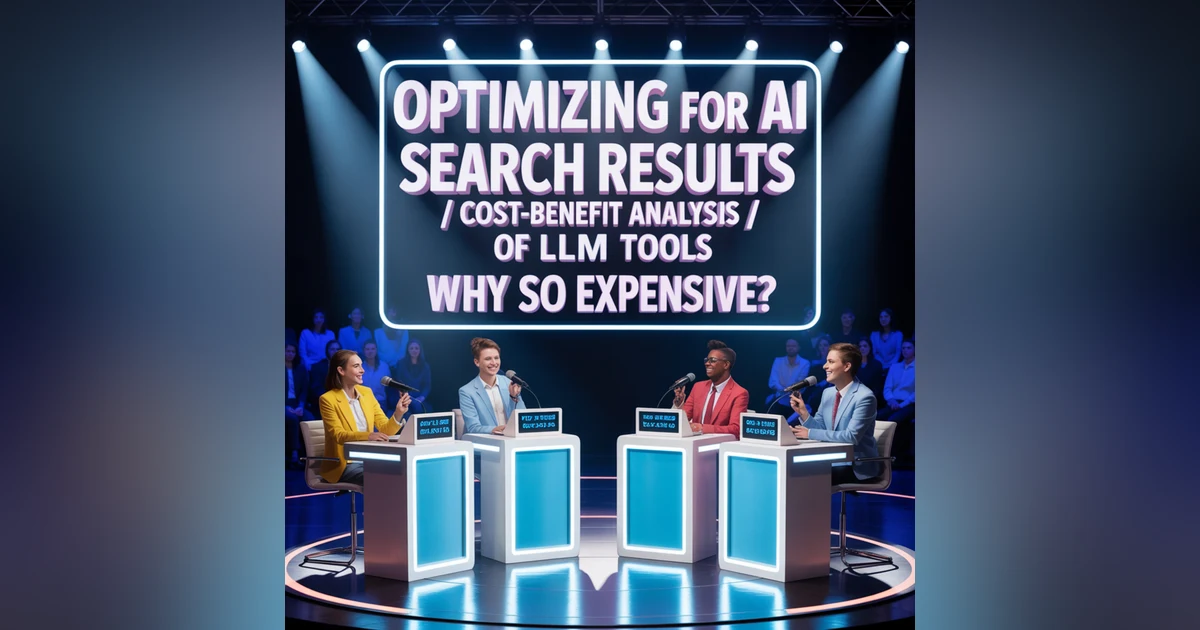 AI Search Optimization: Cost-Benefit Analysis of LLM Tools / Why So Expensive? (Roundtable Quiz Show) with Favour Obasi-ike