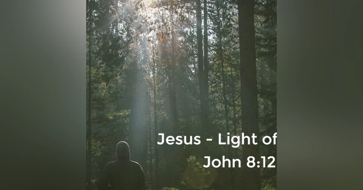 Jesus - light of my life? John 8:12-30