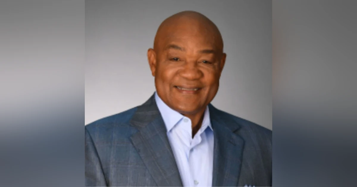 George Foreman Fmr Heavyweight Champion Boxer, creator George Foreman Grill,  now Real Time Pain Relief