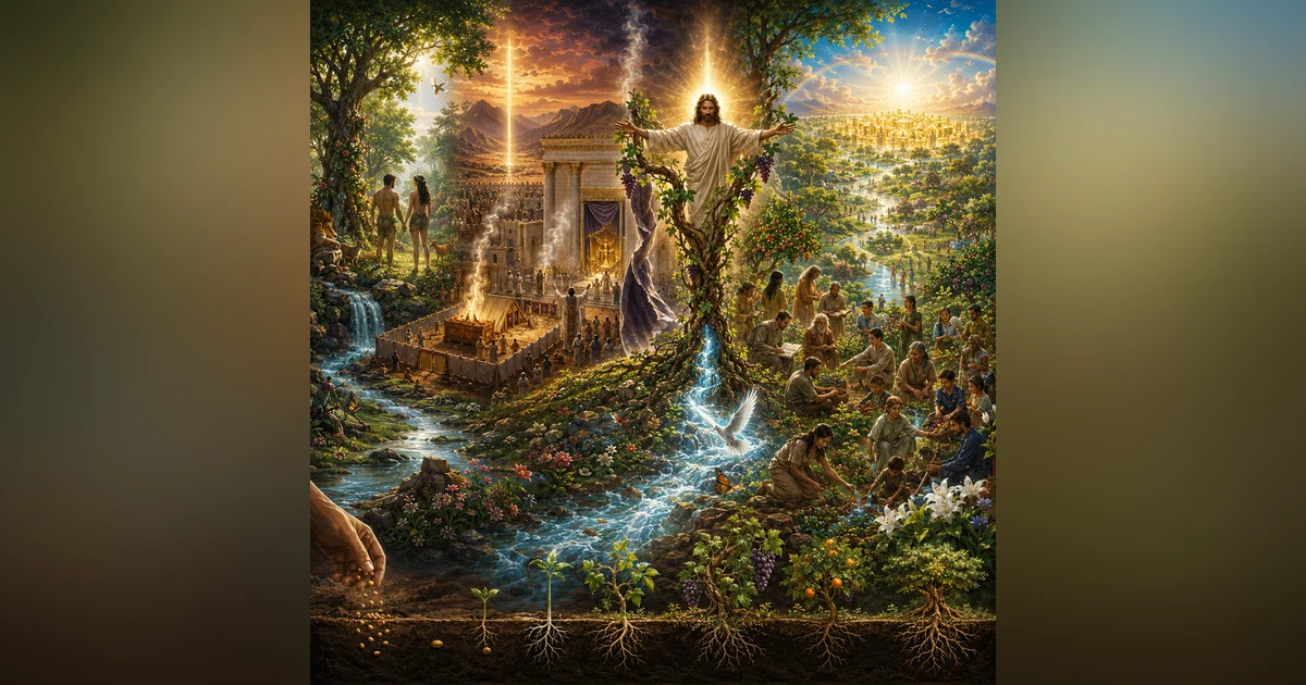The Temple Evolution - From the Garden Back to the Garden