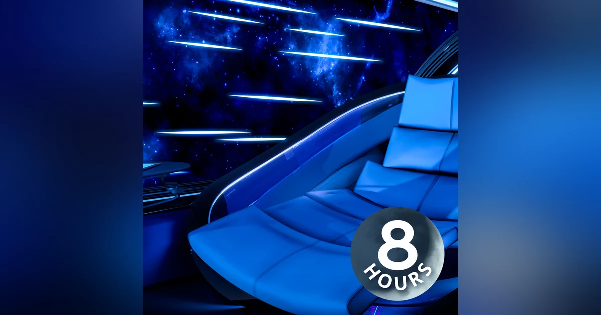 Luxury Spaceship Sleep Cruise | 8 Hour Sleep White Noise in Space!