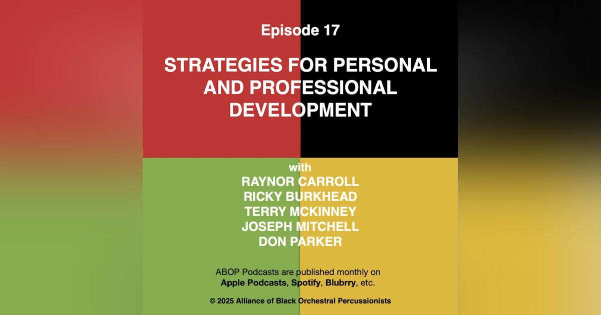 Episode 17. Strategies for Personal and Professional Development