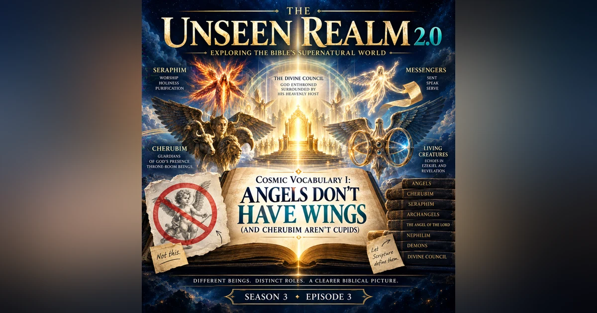 The Unseen Realm 2.0 | Cosmic Vocabulary I: Angels Don’t Have Wings (And Cherubim Aren’t Cupids)
