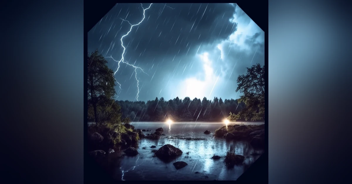 Heavy Thunderstorm Sounds   Relaxing Rain, Thunder & Lightning Ambience for Sleep  HD Nature Sound