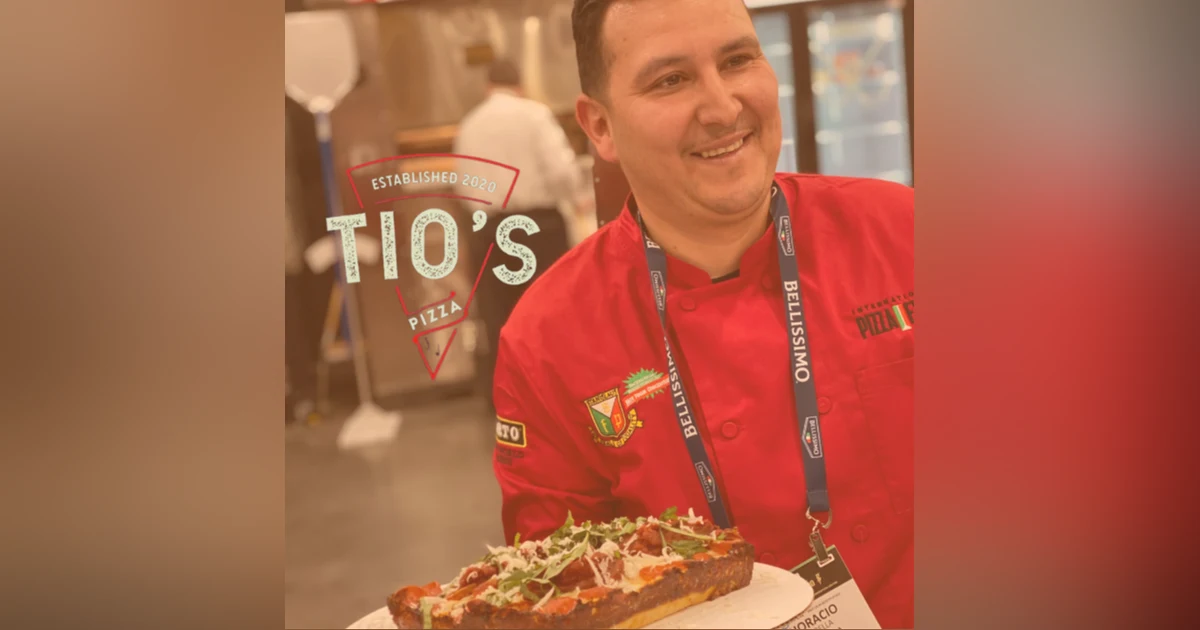 Sha-Dough A Pizza Maker:Pop Up Set Up with Tio's Pizza