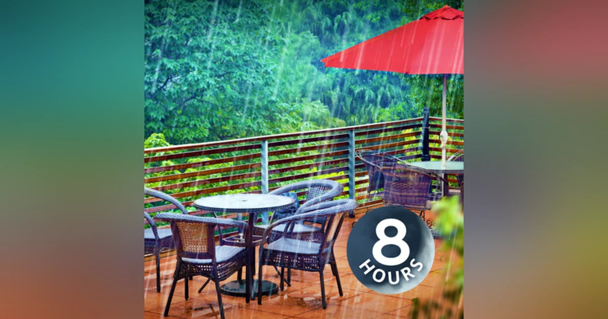 Fall Asleep To Gentle Rain Sounds 8 Hours | Soothing White Noise for Sleeping, Relaxation or Focus