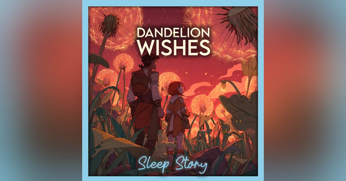 Moonlit Meadow of Dandelion Wishes | Relaxation Story, Sleep Meditation for Adults, Anxiety Before Bed Relief & Restful Sleep