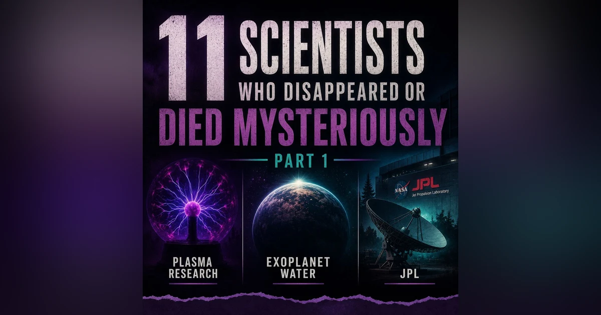 Part 1: 11 Scientists Who Disappeared or Died Mysteriously (Part 1): NASA JPL, Plasma Research & Exoplanet Water