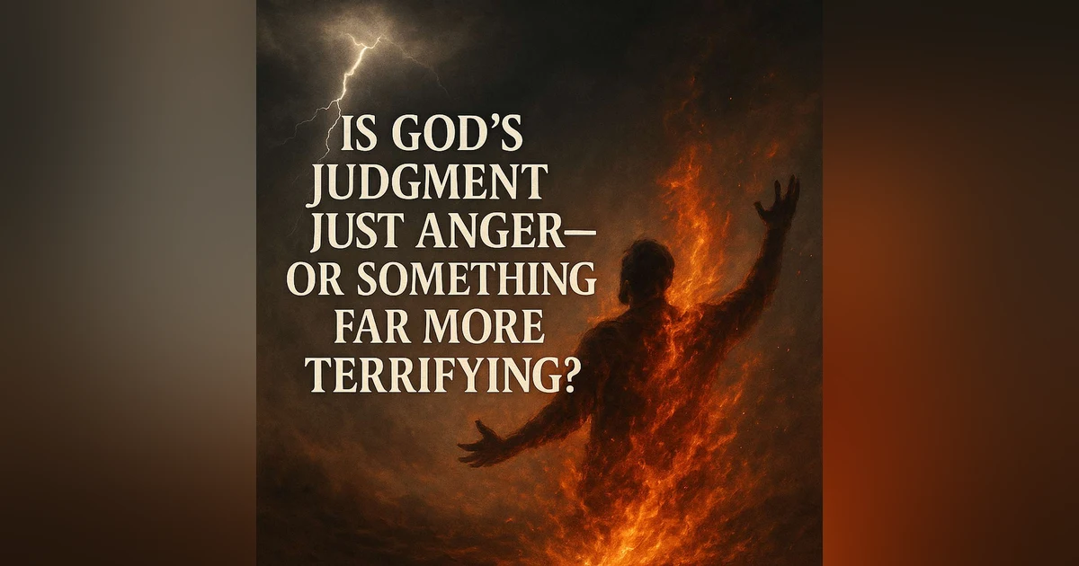 Is God’s Judgment Just Anger or Something More Terrifying?