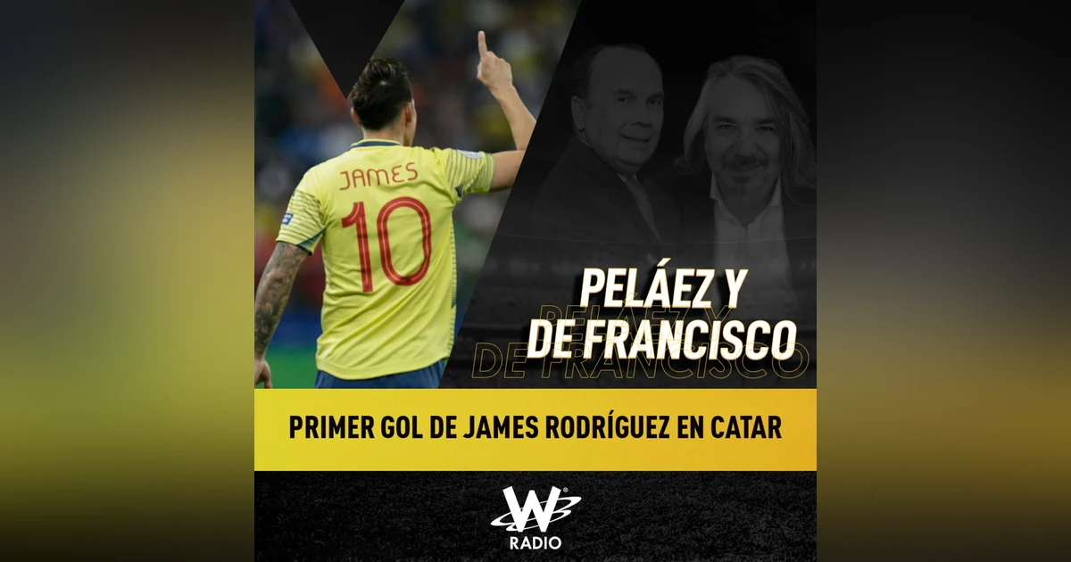 ¡Y llegó el gol de James en Catar!