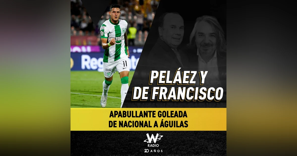 Apabullante goleada de Nacional a Águilas
