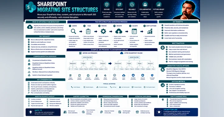 image for Migrating Site Structures: Comprehensive Guide for SharePoint and Microsoft Teams