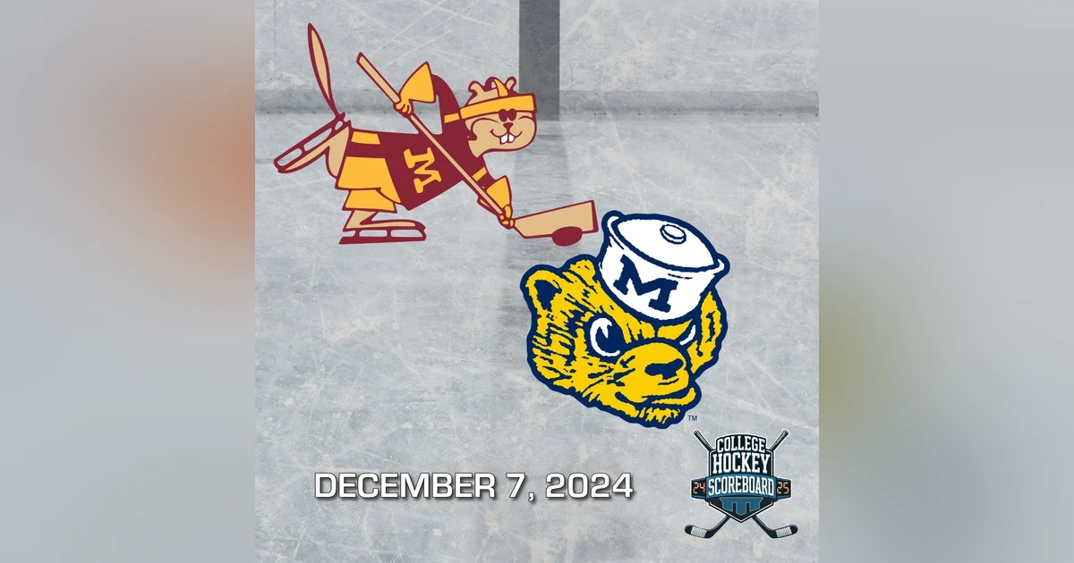Minnesota sweeps Michigan; Denver splits with Western Michigan; Wisconsin women now 19-1 - CHS 12-7-24