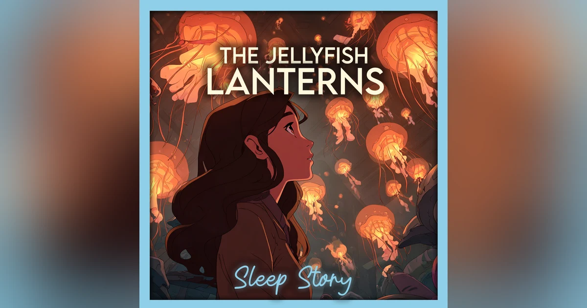 Glowing Jellyfish Lanterns | A Cozy Ocean Sleep Story for Adults with Calm Narration and Deep Sleep Sea Magic