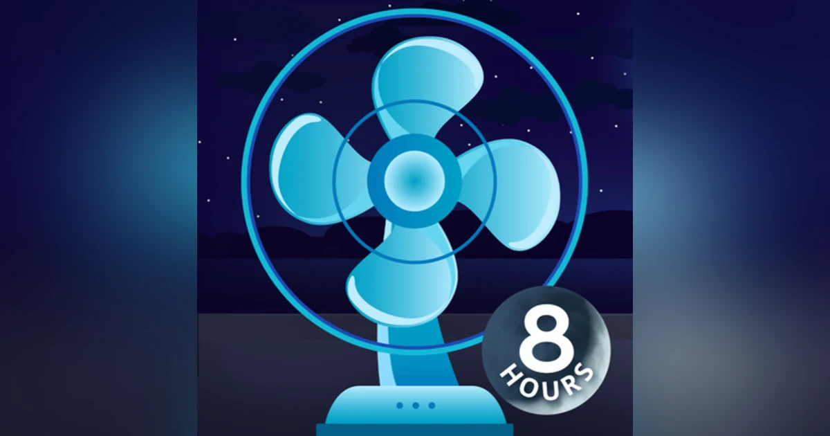 Fan Sleep Sounds! 8 Hours | Fall Asleep & Stay Sleeping with White Noise
