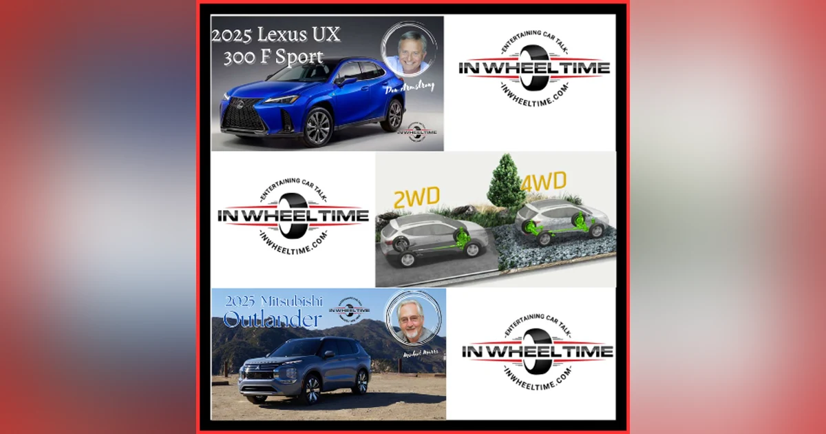 The Mitsubishi Outlander and Lexus UX 300h in review!