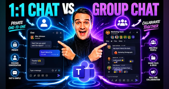 image for Complete Guide to 1:1 Chat and Group Chat in Microsoft Teams
