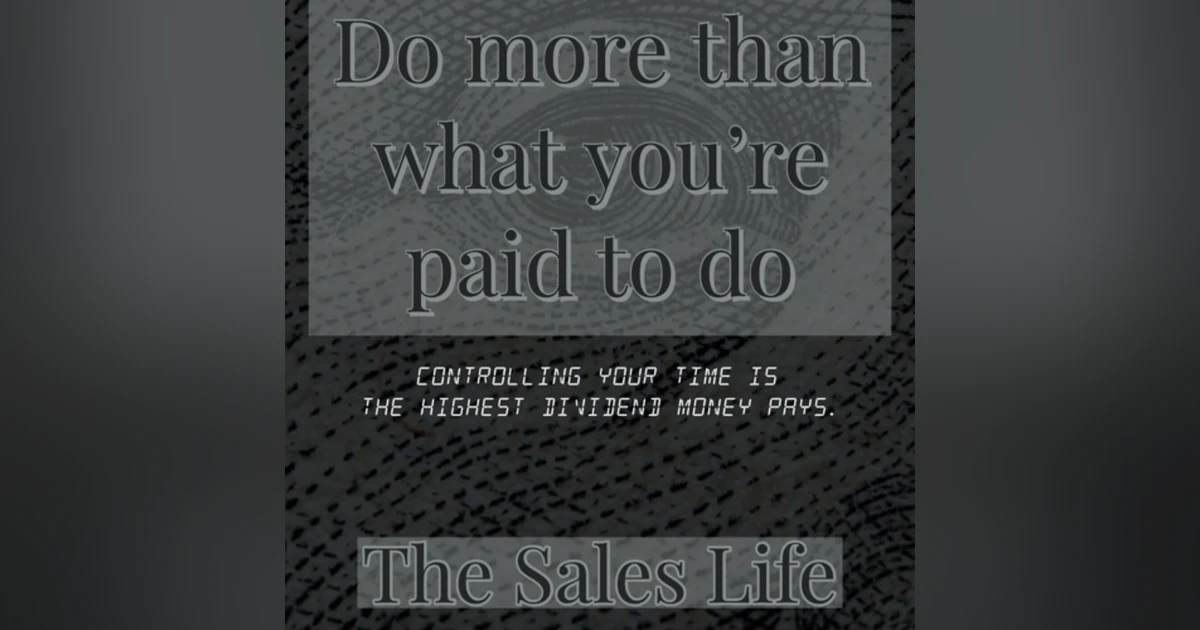 545. Do more than what you’re paid for.