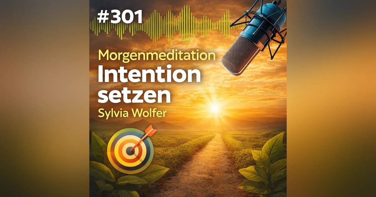 #301 Morgenmeditation zur Setzung deiner Intention (Sylvia Wolfer)