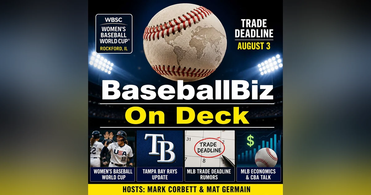 Womens Baseball World Cup, RaysUP, MLB Trades