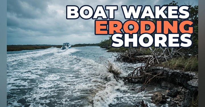 image for Boat Wake Erosion Explained: The Coastal Threat With Nothing to Do With Climate Change