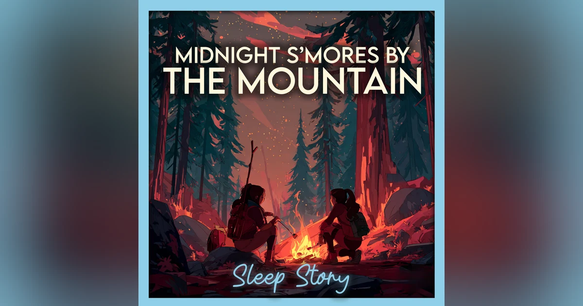 Bedtime Story for Adults | Sleep Story for Grown Ups with Cozy Campfire, Mountain Cabin, and Midnight S’mores