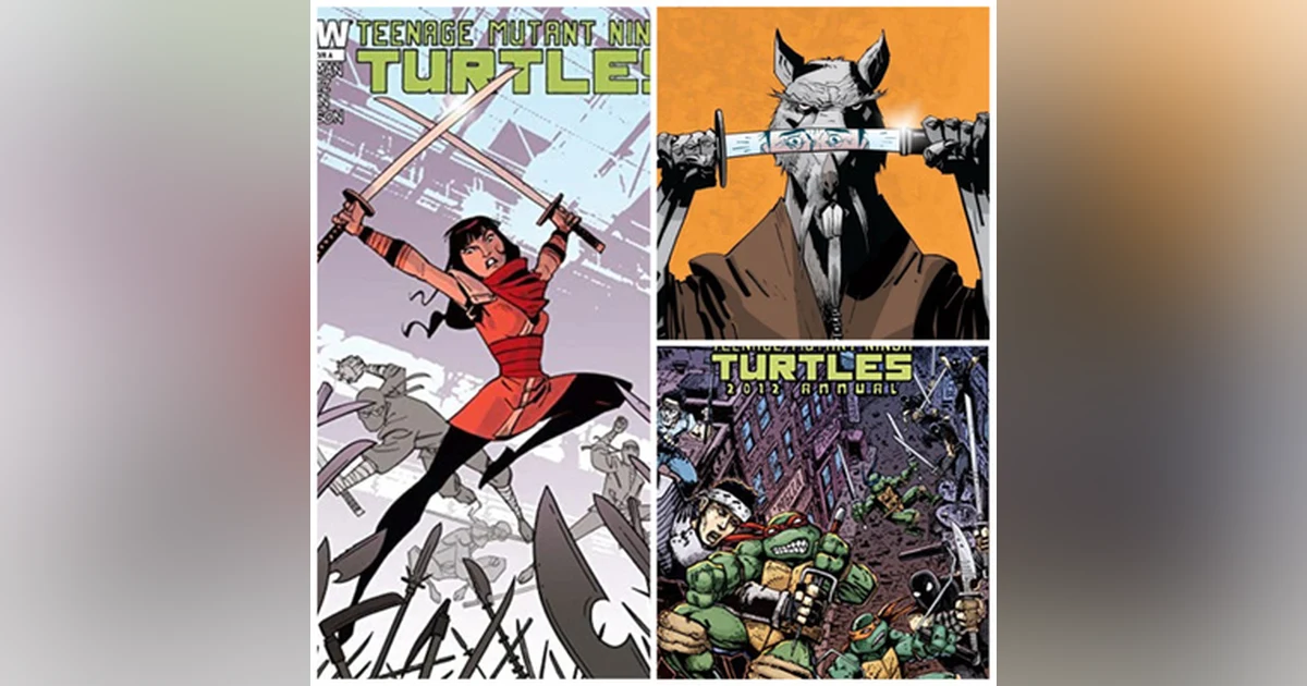 TMNT IDW series Issues #13 and #14 and Annual