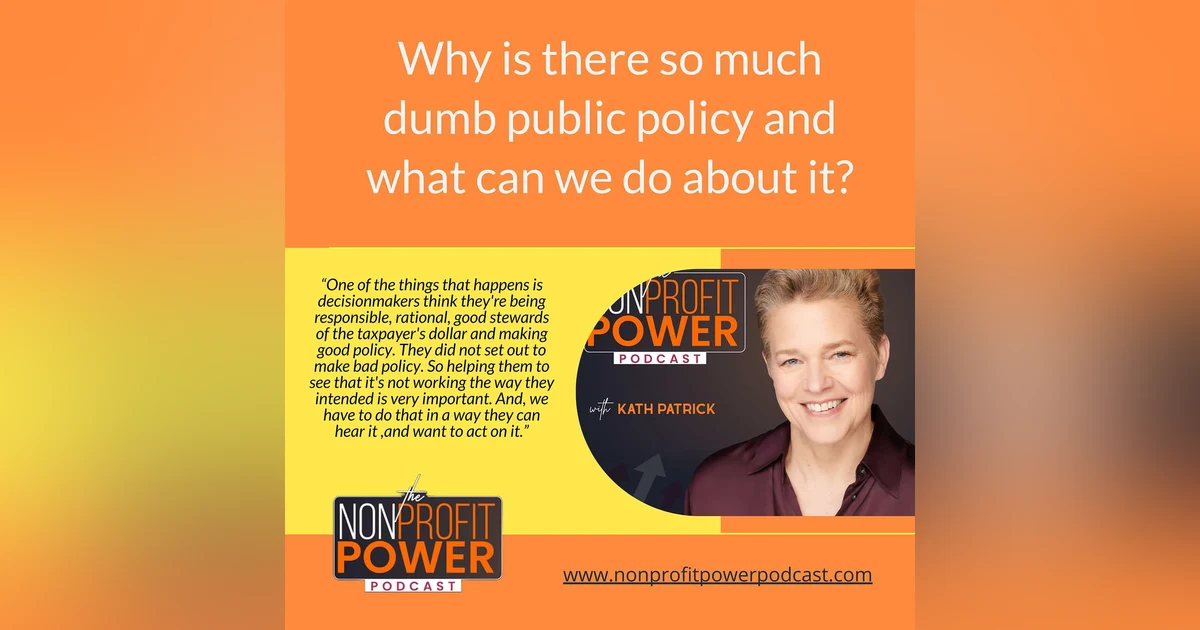 Why is There So Much Dumb Public Policy and What Can We Do About It?