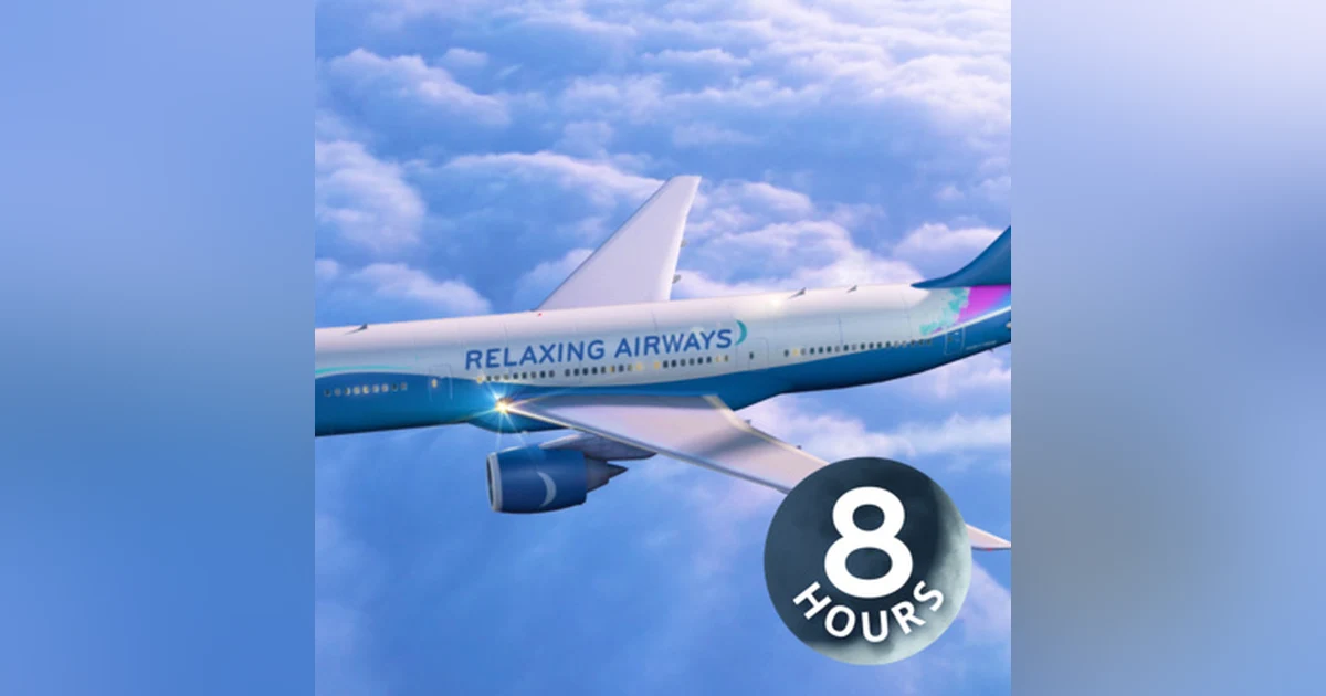 Plane Sound for Sleep or Studying 8 Hours | Airplane White Noise