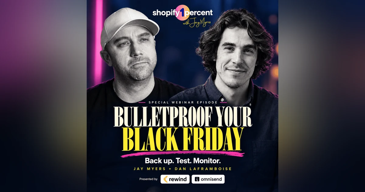 LIVE REPLAY: How To Bulletproof Your Store For Black Friday.