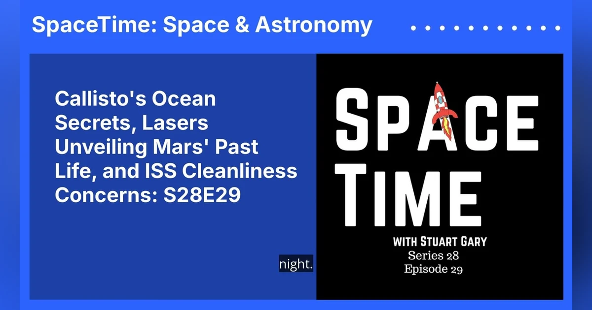 Callisto’s Ocean Secrets, Lasers Unveiling Mars’ Past Life, and ISS Cleanliness Concerns: S28E29