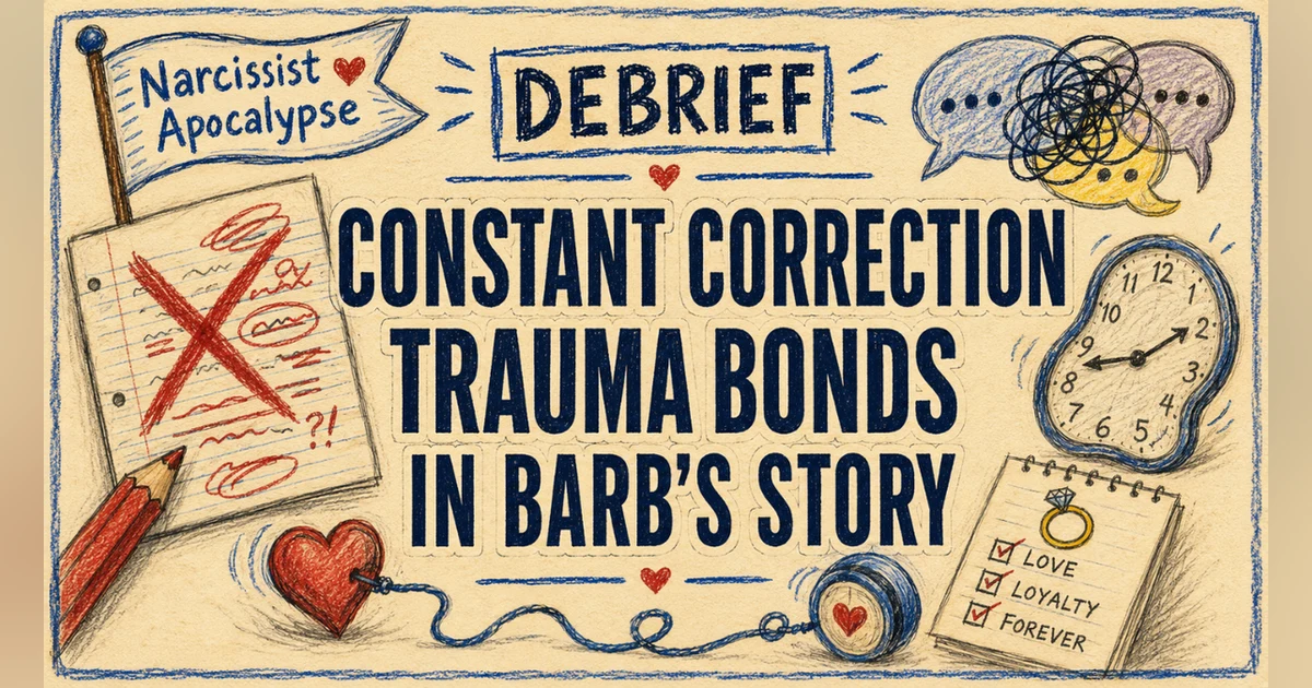 Debrief | Constant Correction, Trauma Bonds, and Invisible Control in Barb’s Story