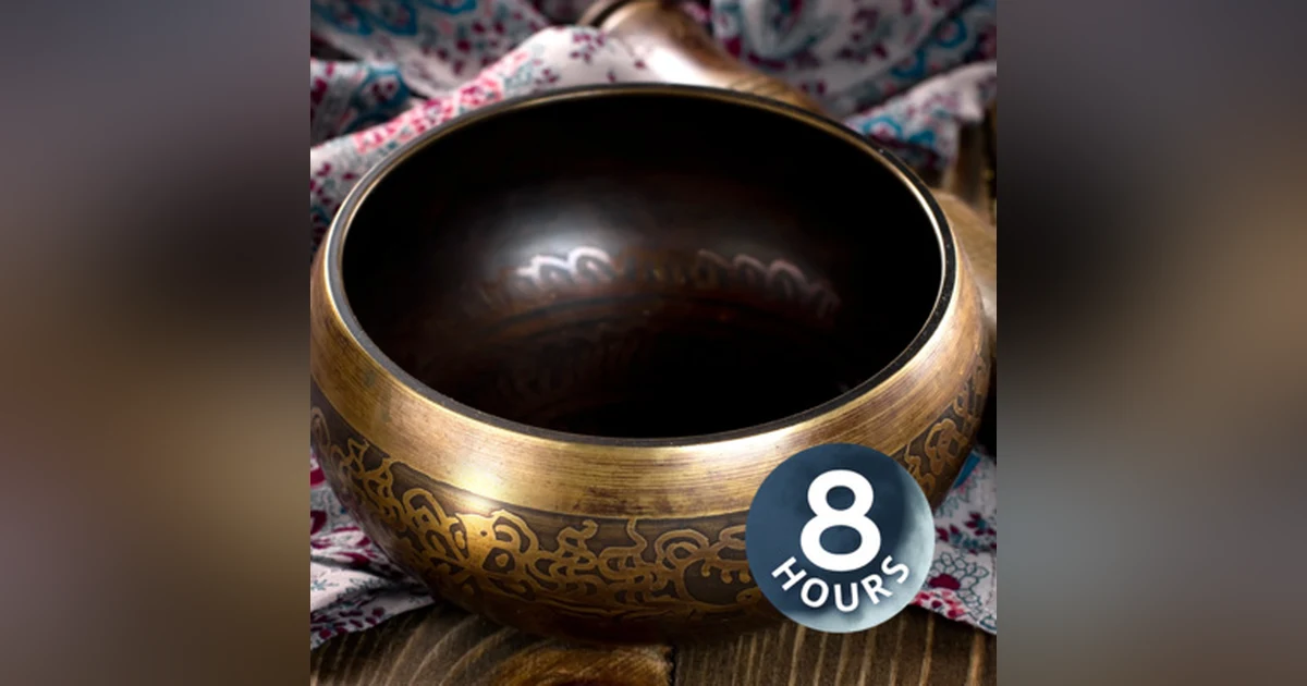 Tibetan Bowls Relaxation Music 8 Hours | For Stress Relief, Meditation, Yoga, Studying or Sleep