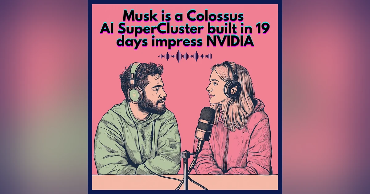 #17. Musk is a Colossus  : AI SuperCluster built in 19 days impress NVIDIA